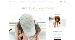 Desktop Screenshot of isntthatcharming.com